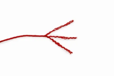 Нитка  ХБ 50 текс х 15 красная